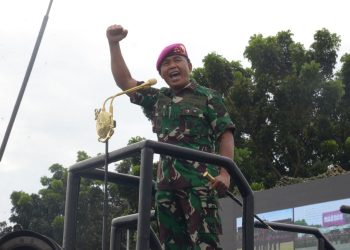 Dankormar Pamitan Kepada RIbuan Prajurit Marinir