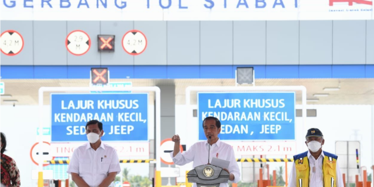 Presiden Jokowi Resmikan Jalan Tol Binjai-Langsa Seksi I Binjai-Stabat
