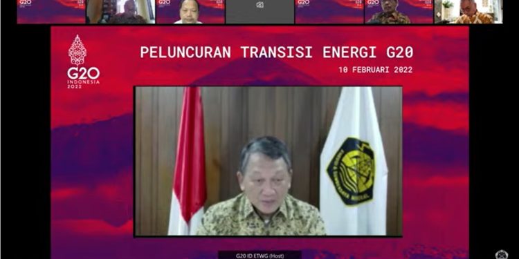 Luncurkan Transisi Energi G20, Indonesia Ajak Capai Kesepakatan Global Percepatan Transisi Energi