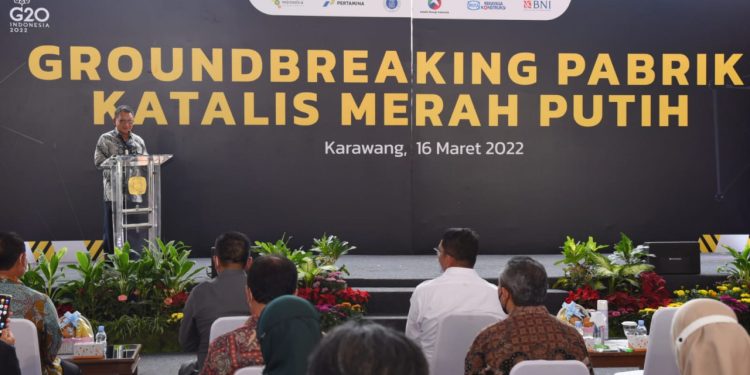 Pabrik Katalis Merah Putih Resmi Dibangun