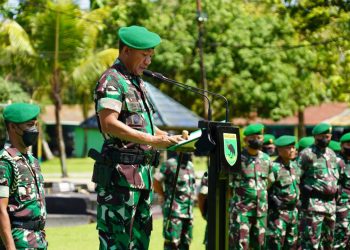 Pangdam Kasuari Terima Satgas Purna Tugas Yonif RK 762/VYS : Jangan Tinggi Hati dan Siap Dengan Tugas Selanjutnya