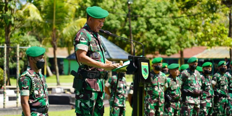 Pangdam Kasuari Terima Satgas Purna Tugas Yonif RK 762/VYS : Jangan Tinggi Hati dan Siap Dengan Tugas Selanjutnya