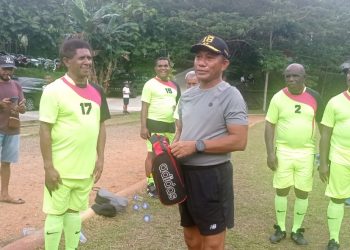 Pangdam Kasuari Hadiri Eksebisi Turnamen Bola Kaki Kabupaten Manokwari