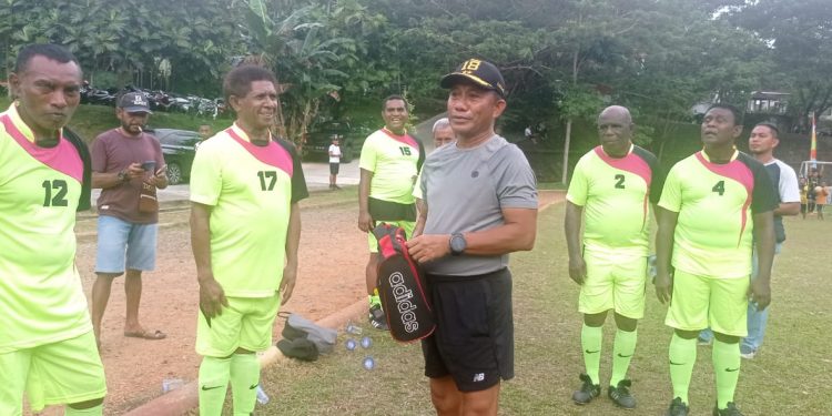 Pangdam Kasuari Hadiri Eksebisi Turnamen Bola Kaki Kabupaten Manokwari