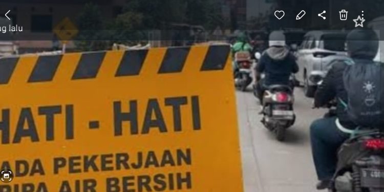 Kejar Tarvet 1 Juta Sambungan Air Minum, PAM Jaya Kebut Terus Pekerjaan Pipa Distribusi Air Bersih.