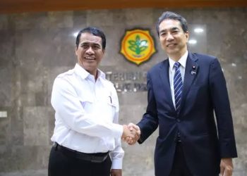 Mentan Amran Sulaiman Paparkan Keberhasilan Produksi Pertanian Kepada Menteri Pertanian Jepang Eto Taku