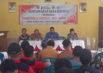 Untuk Mempercepat Pembangunan Ekonomi Desa, Camat Majenang Kebut Pembentukan Koperasi Desa Merah Putih